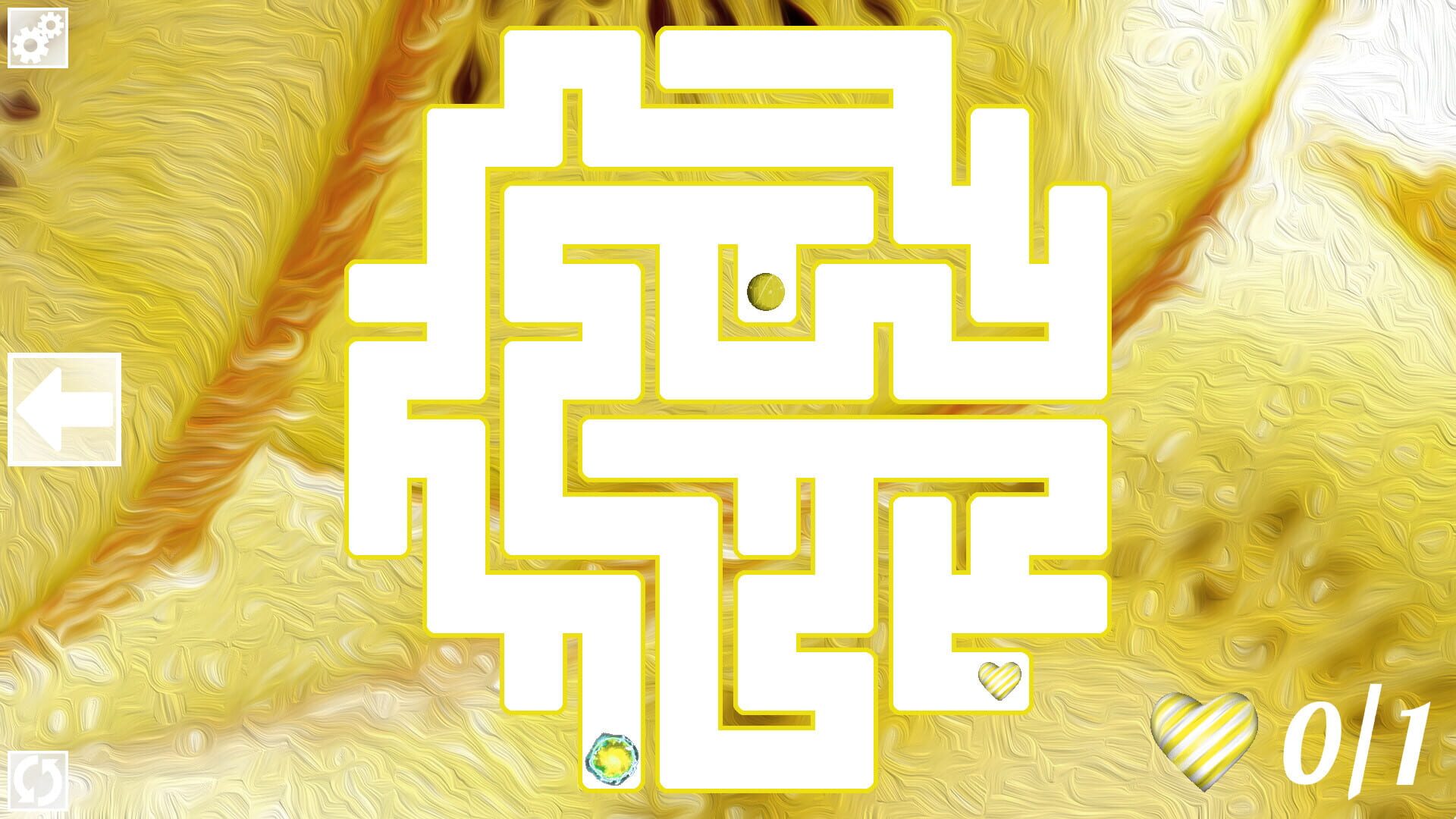 Maze Art: Yellow screenshot 1