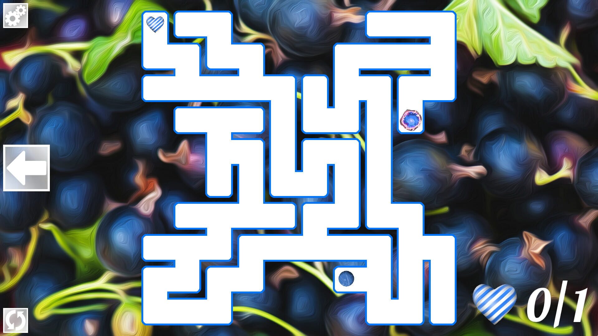 Maze Art: Blue screenshot 1