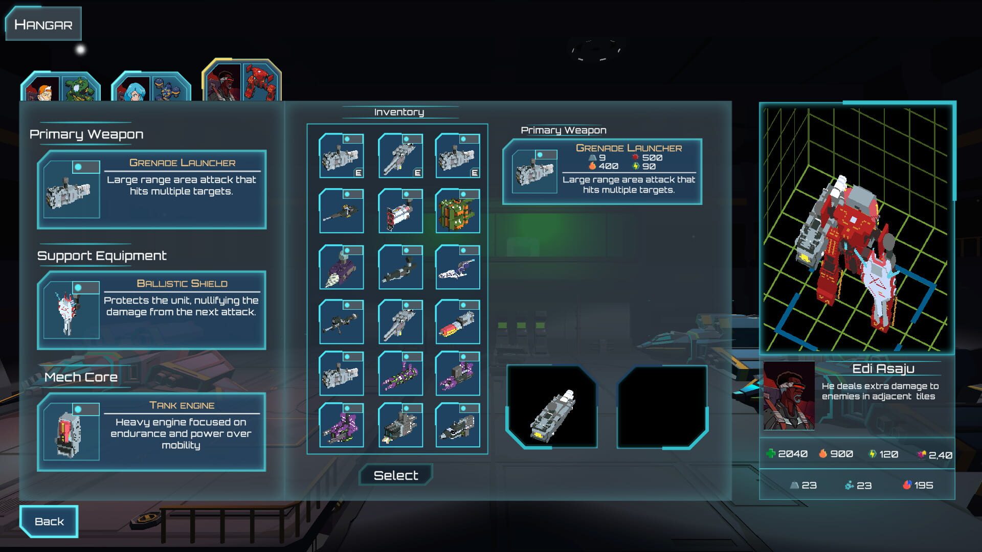 Ignited Steel: Mech Tactics screenshot 1