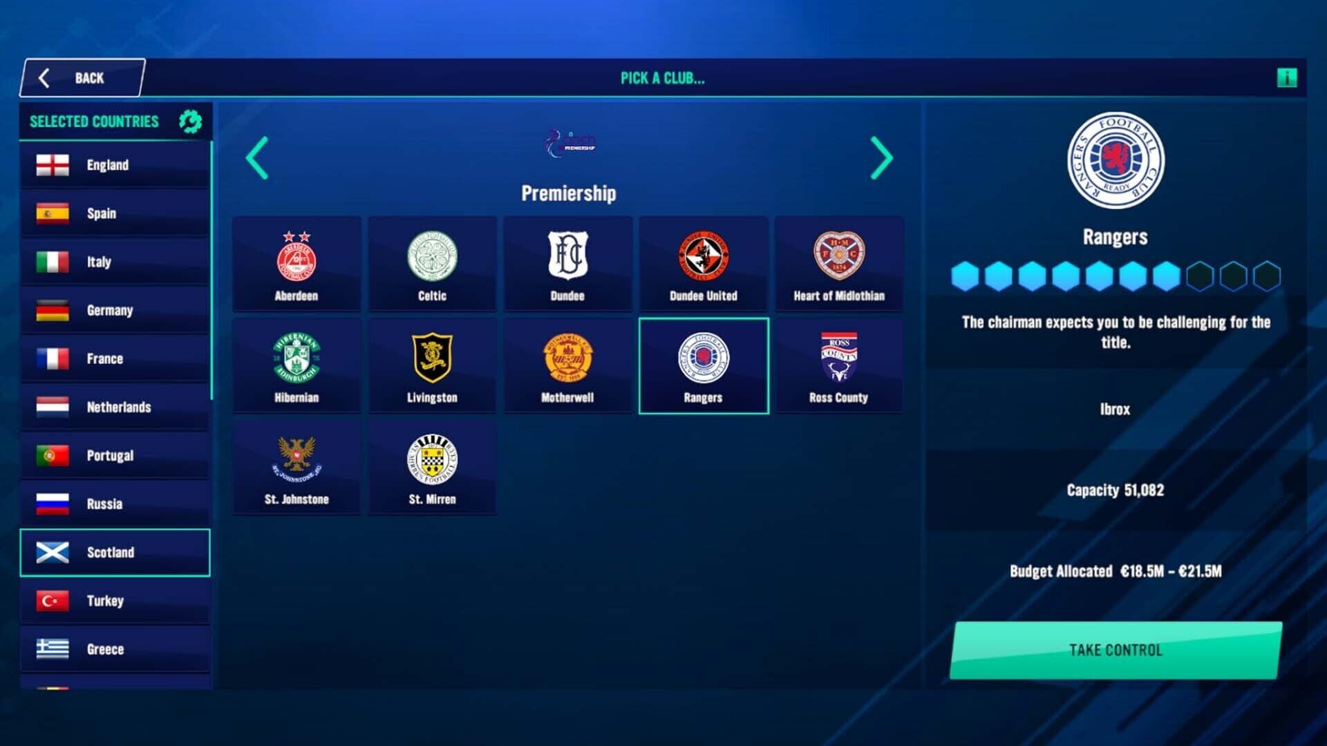Soccer Manager 2022 screenshot 1