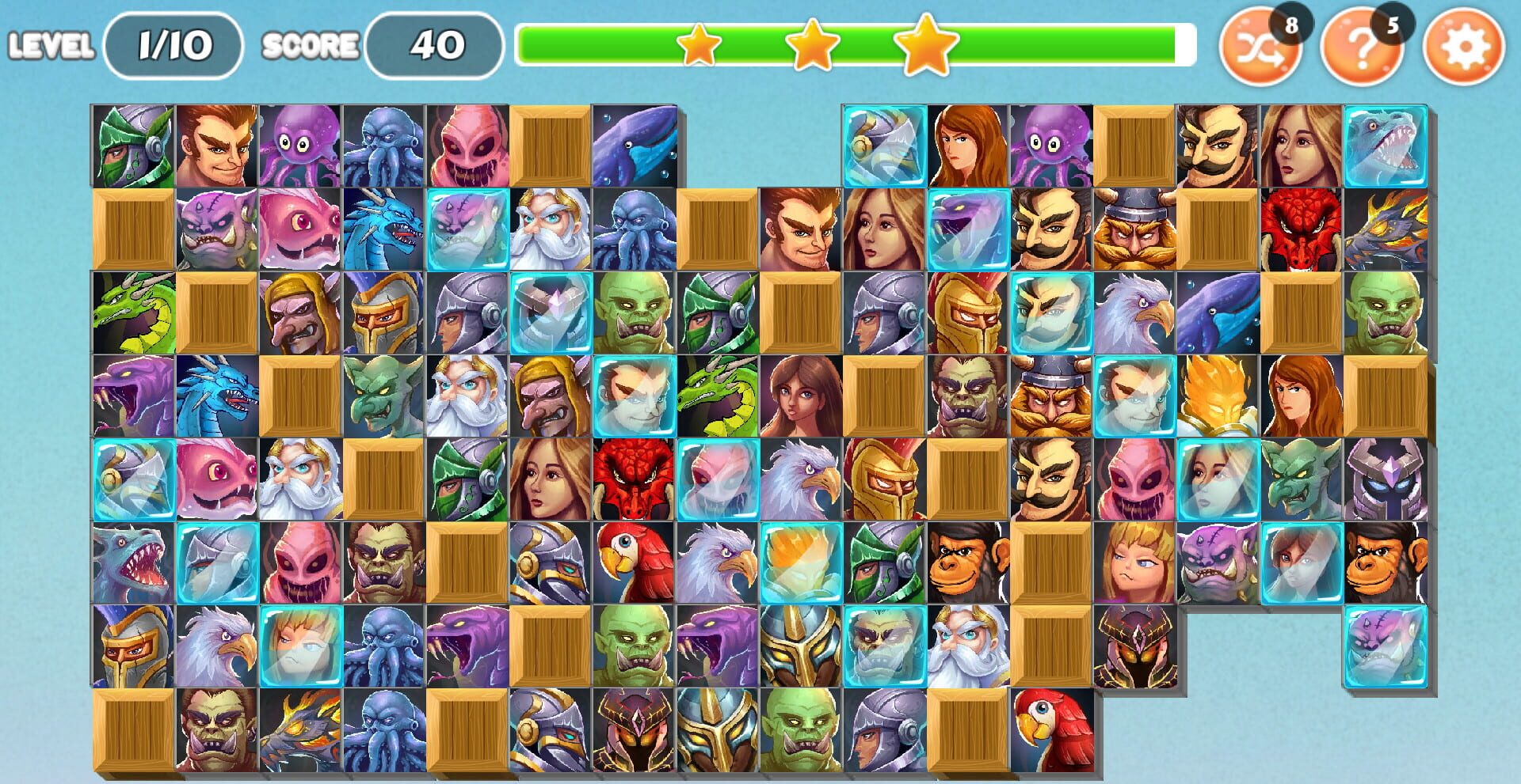Monsters and Warriors screenshot 1