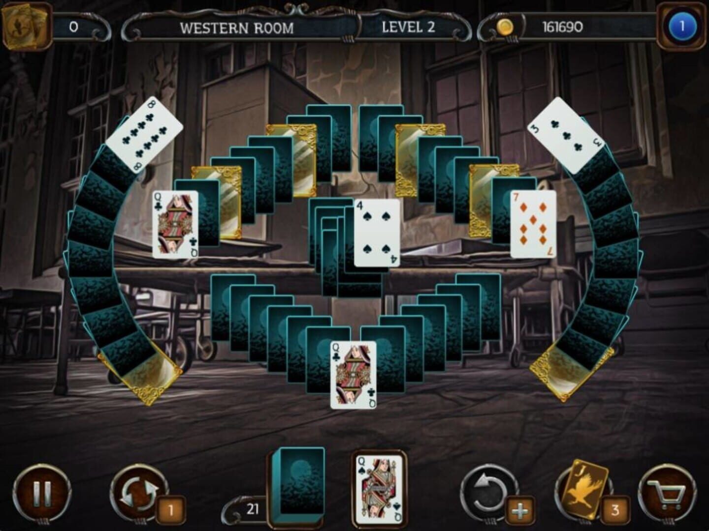 Mystery Solitaire: The Black Raven 2 screenshot 1