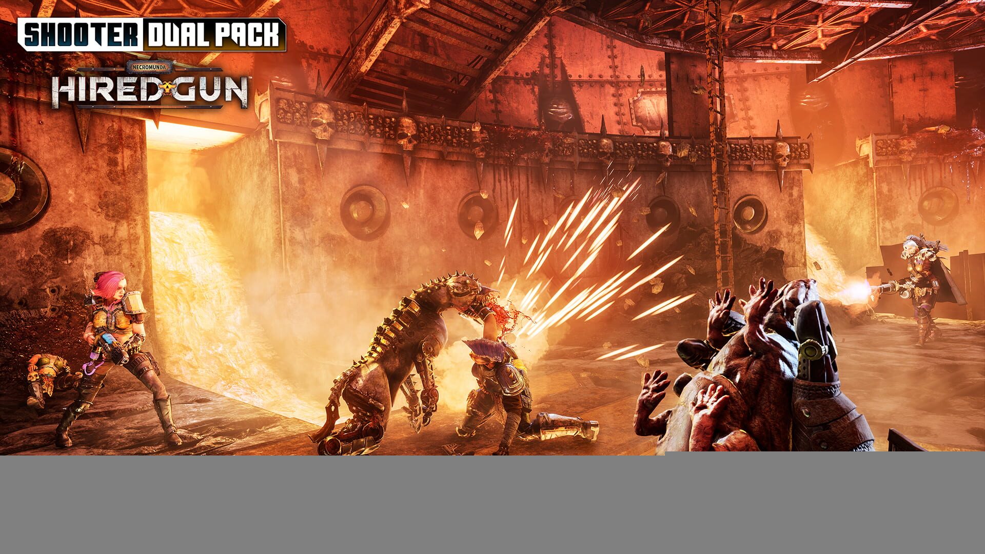 Shooter Dual Pack I Necromunda: Hired Gun + Space Hulk: Deathwing - Enhanced Edition screenshot 1