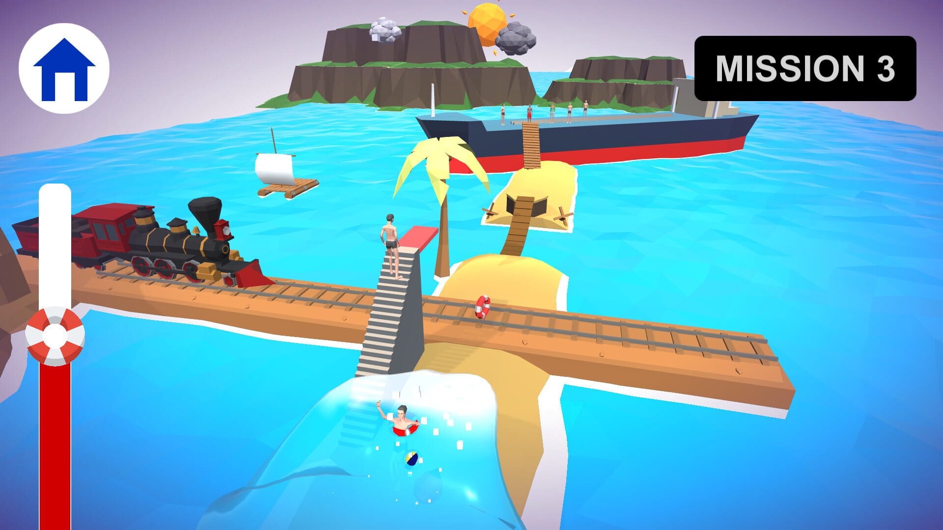 Waves Running Simulator screenshot 1