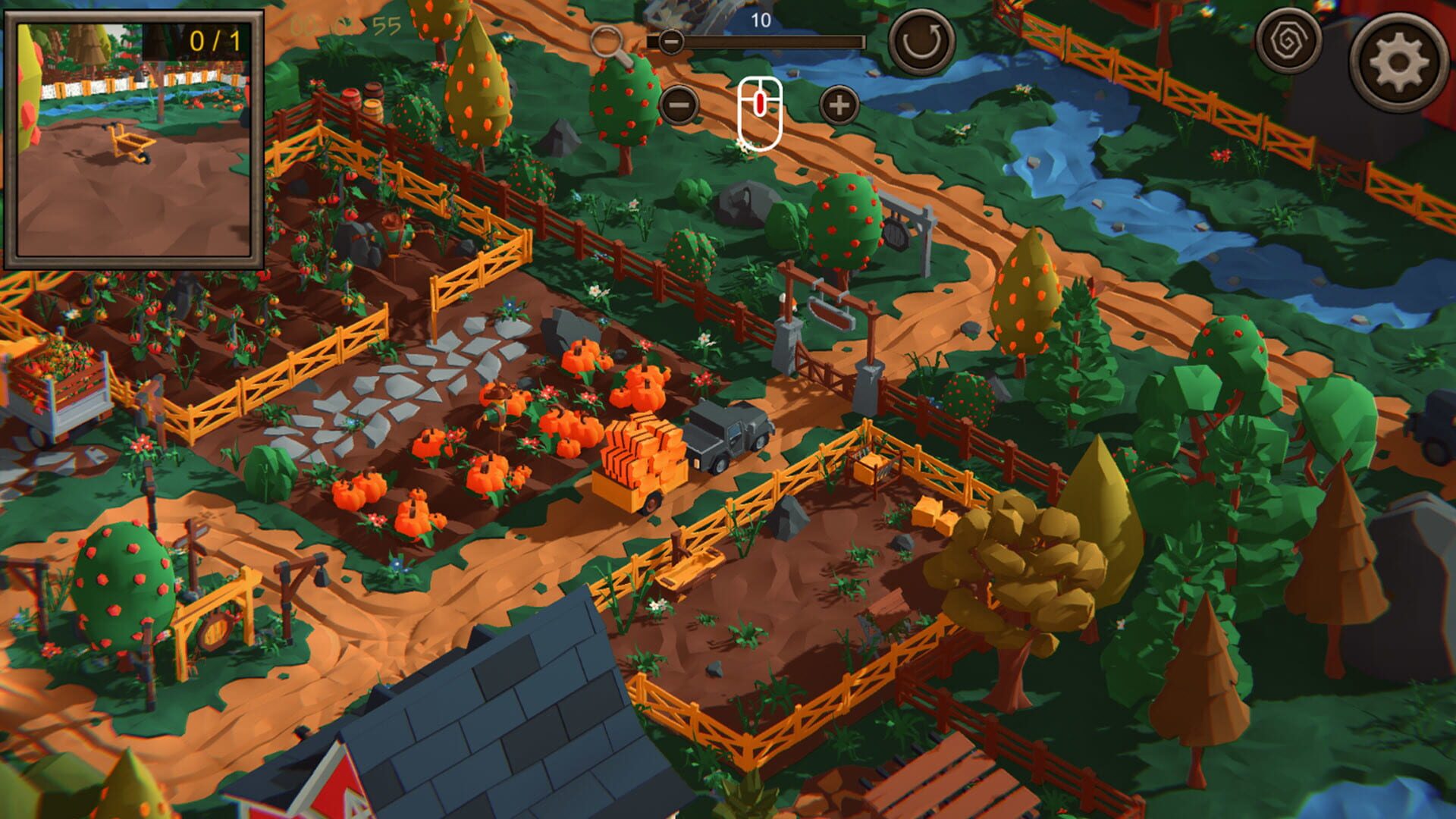 Hidden Farm Top-Down 3D screenshot 1