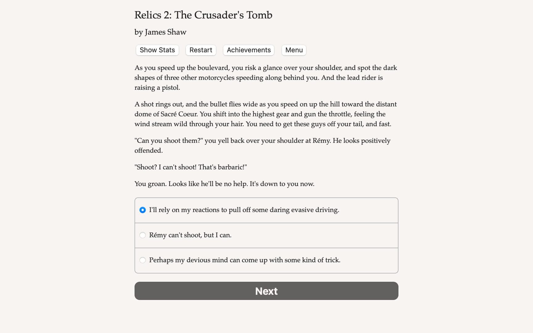 Relics 2: The Crusader's Tomb screenshot 1