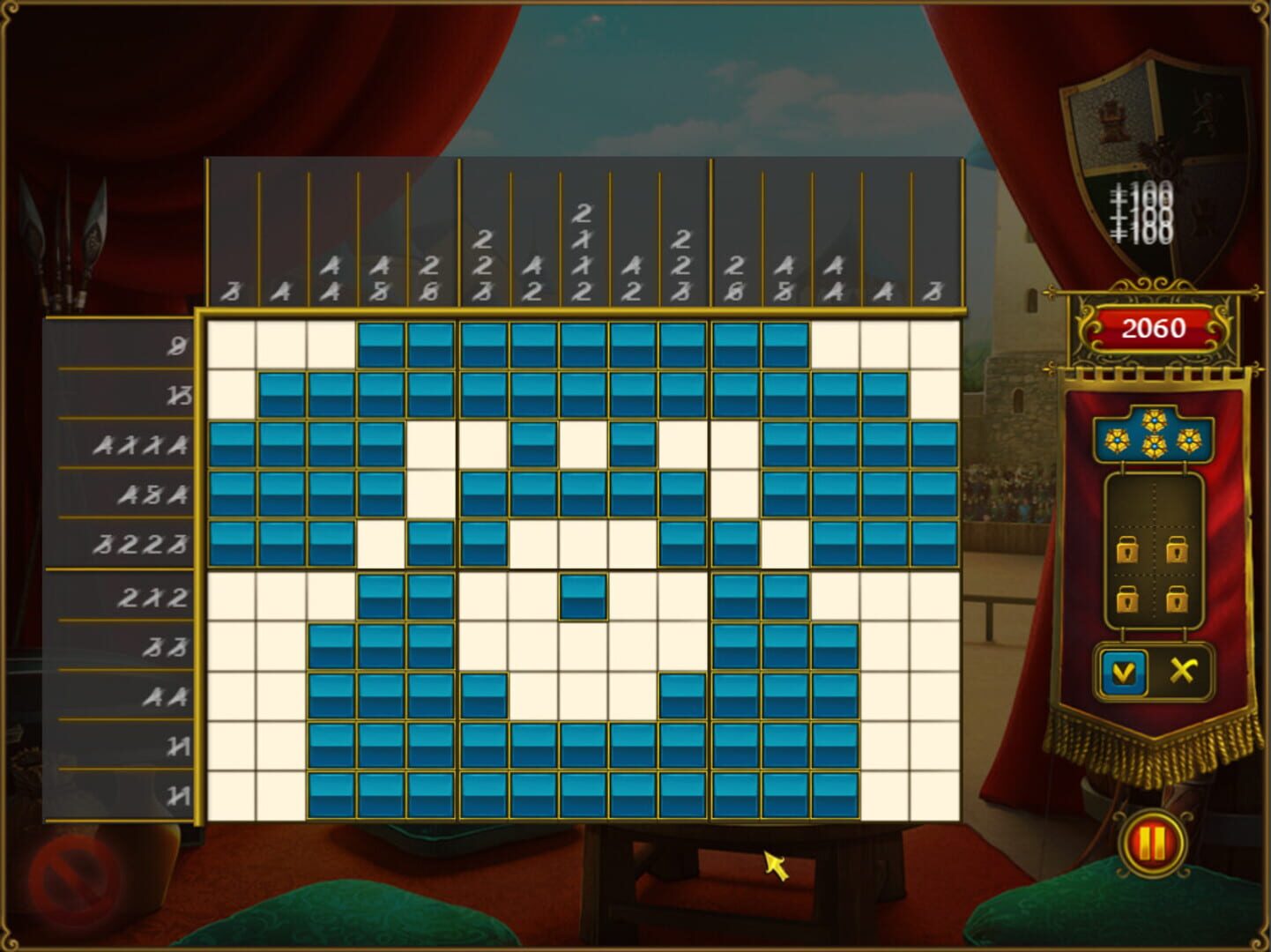 Fill & Cross: Royal Riddles screenshot 1