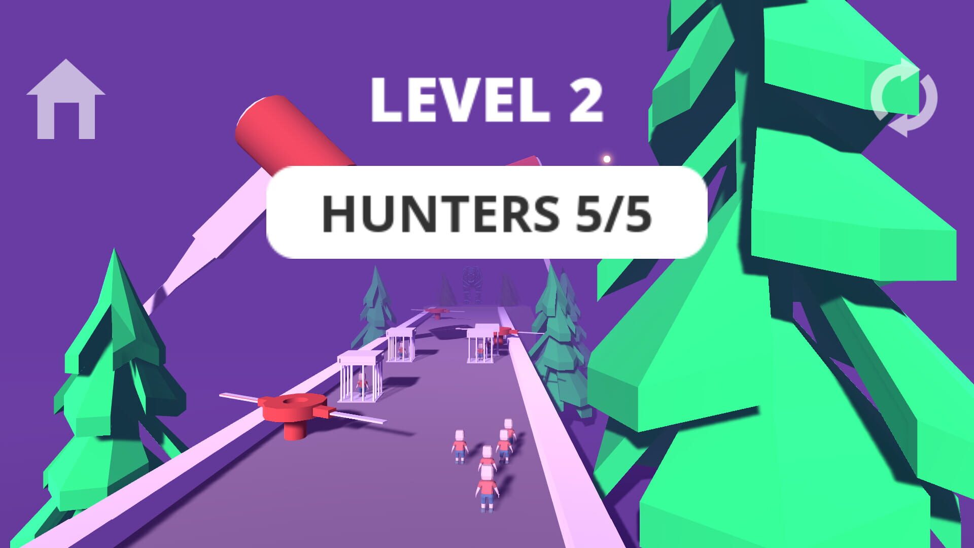 Humans vs. Tigers screenshot 1