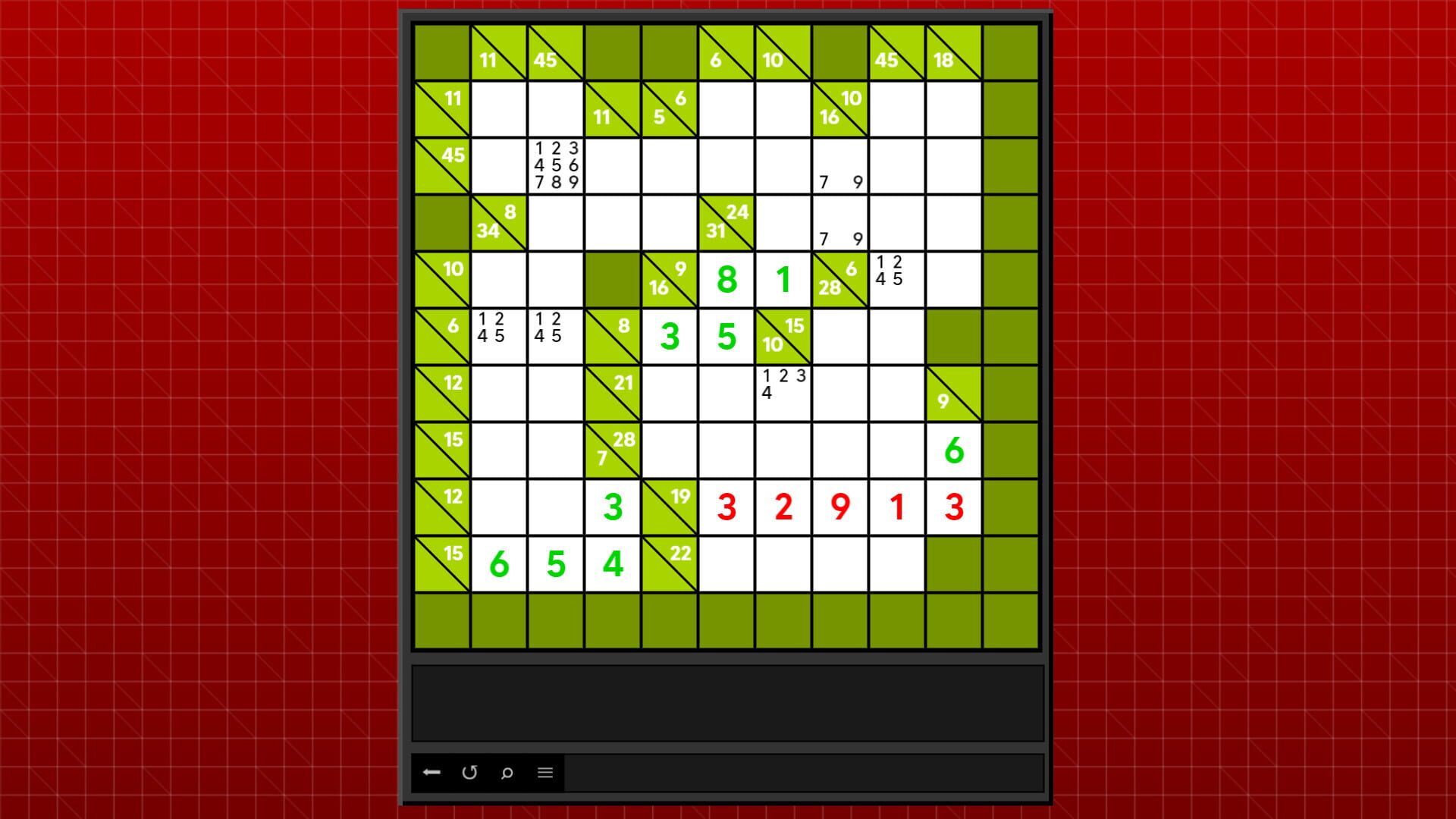 Super Kakuro: Cross Sums screenshot 1