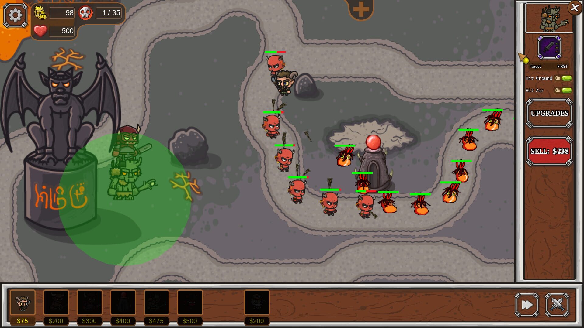 Defenders Glory screenshot 1