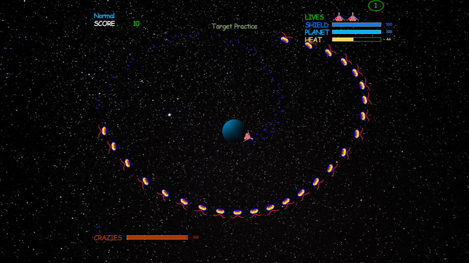 Crazy Invader ShootEm Down screenshot 1