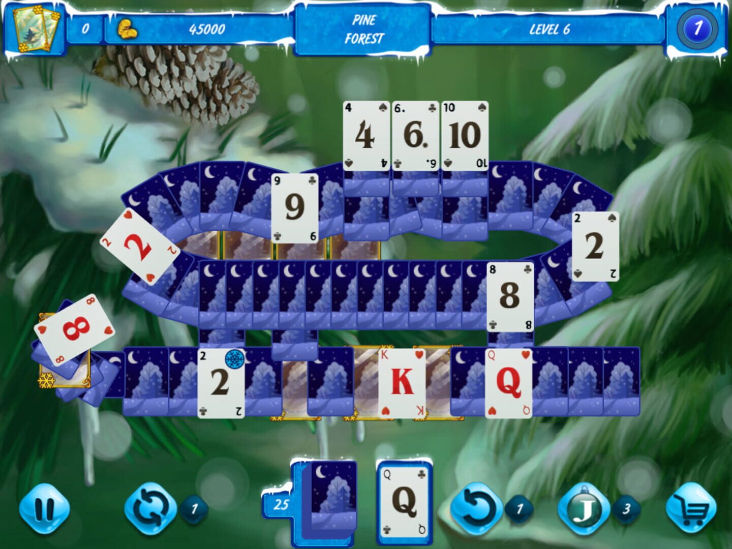 Solitaire Jack Frost: Winter Adventures 3 screenshot 1