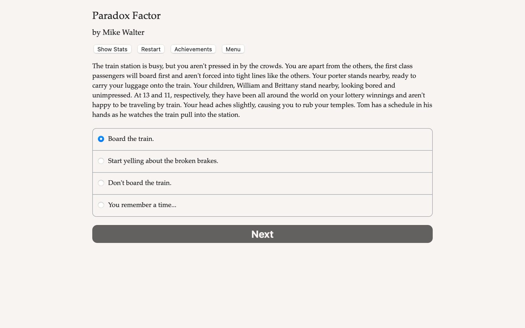 Paradox Factor screenshot 1