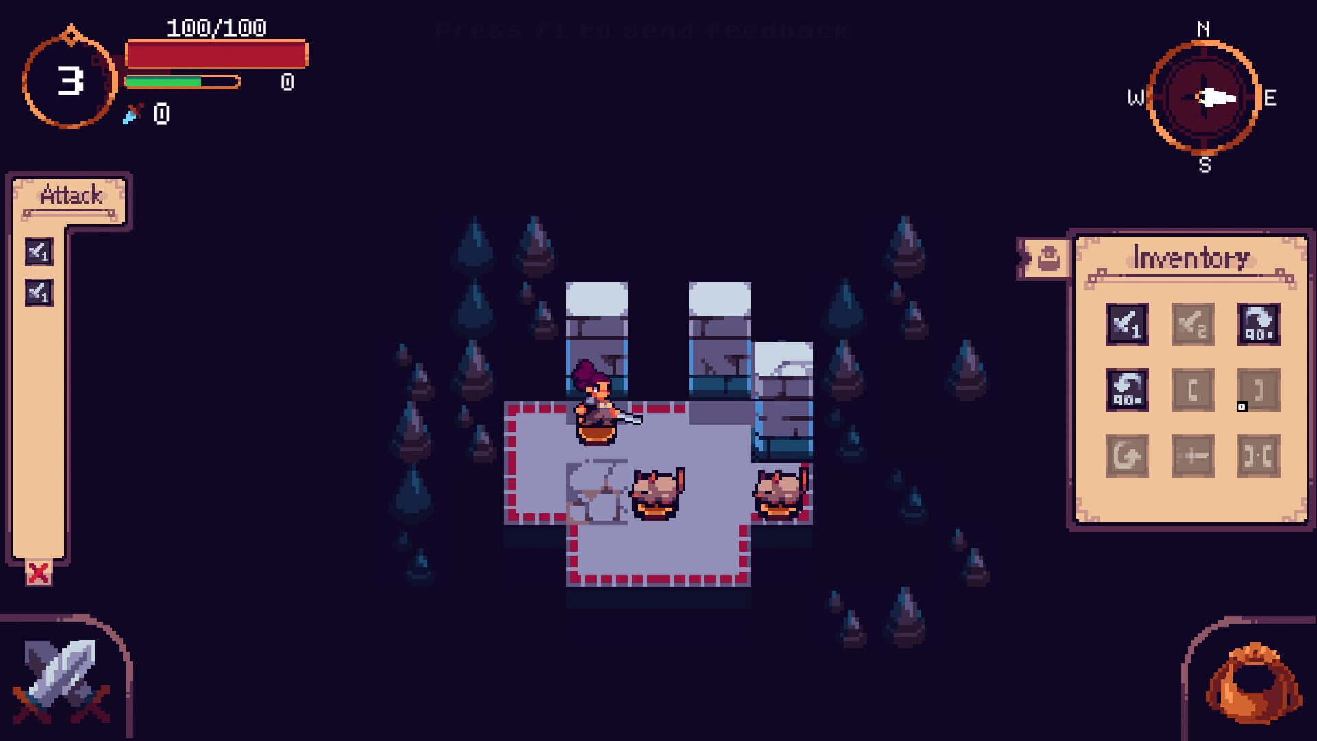 Programmer Dungeon Knightress screenshot 1