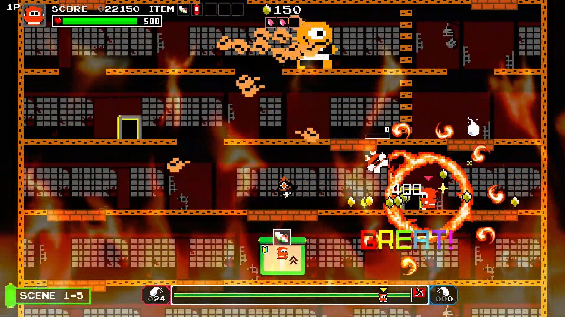 Ninja JaJaMaru: The Great Yokai Battle + Hell screenshot 1