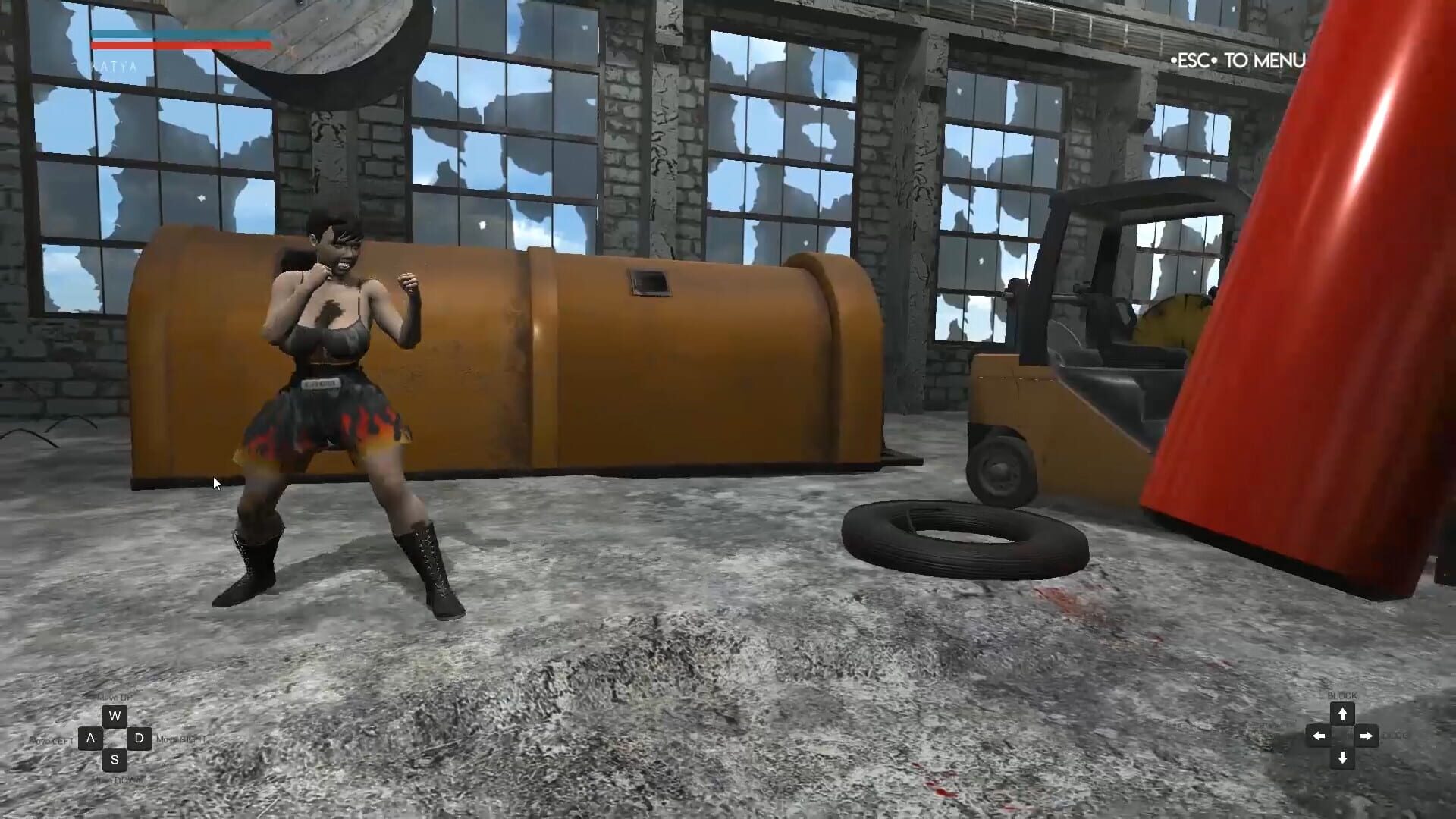 Naked Porn Battle screenshot 1