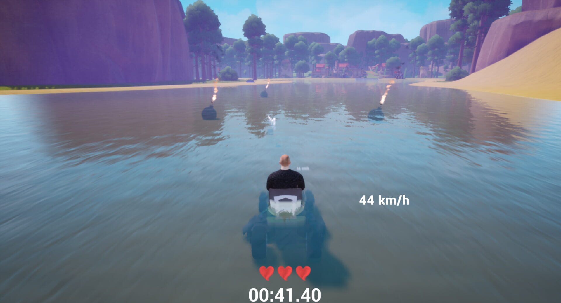 Lawnmower Game: Mortal Race screenshot 1