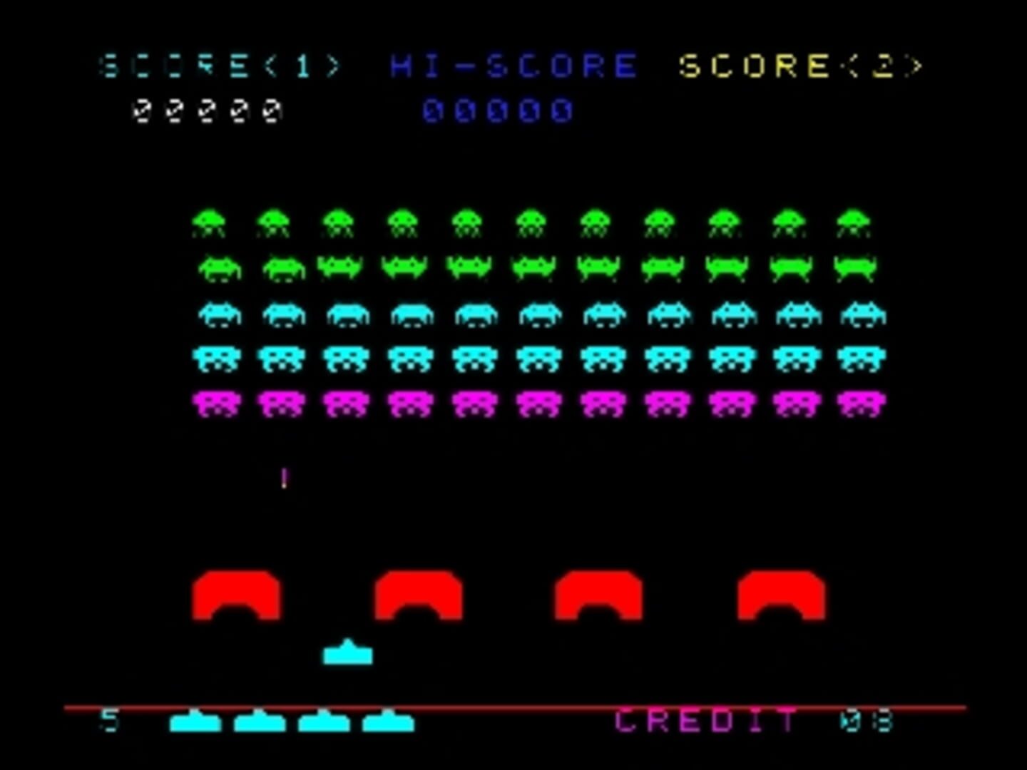Simple 1500 Series Vol. 73: The Invaders - Space Invaders 1500 screenshot 1