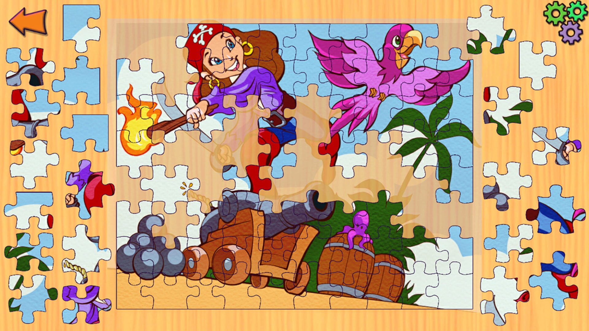 Pirates Jigsaw Puzzle for Kids & Toddlers screenshot 1