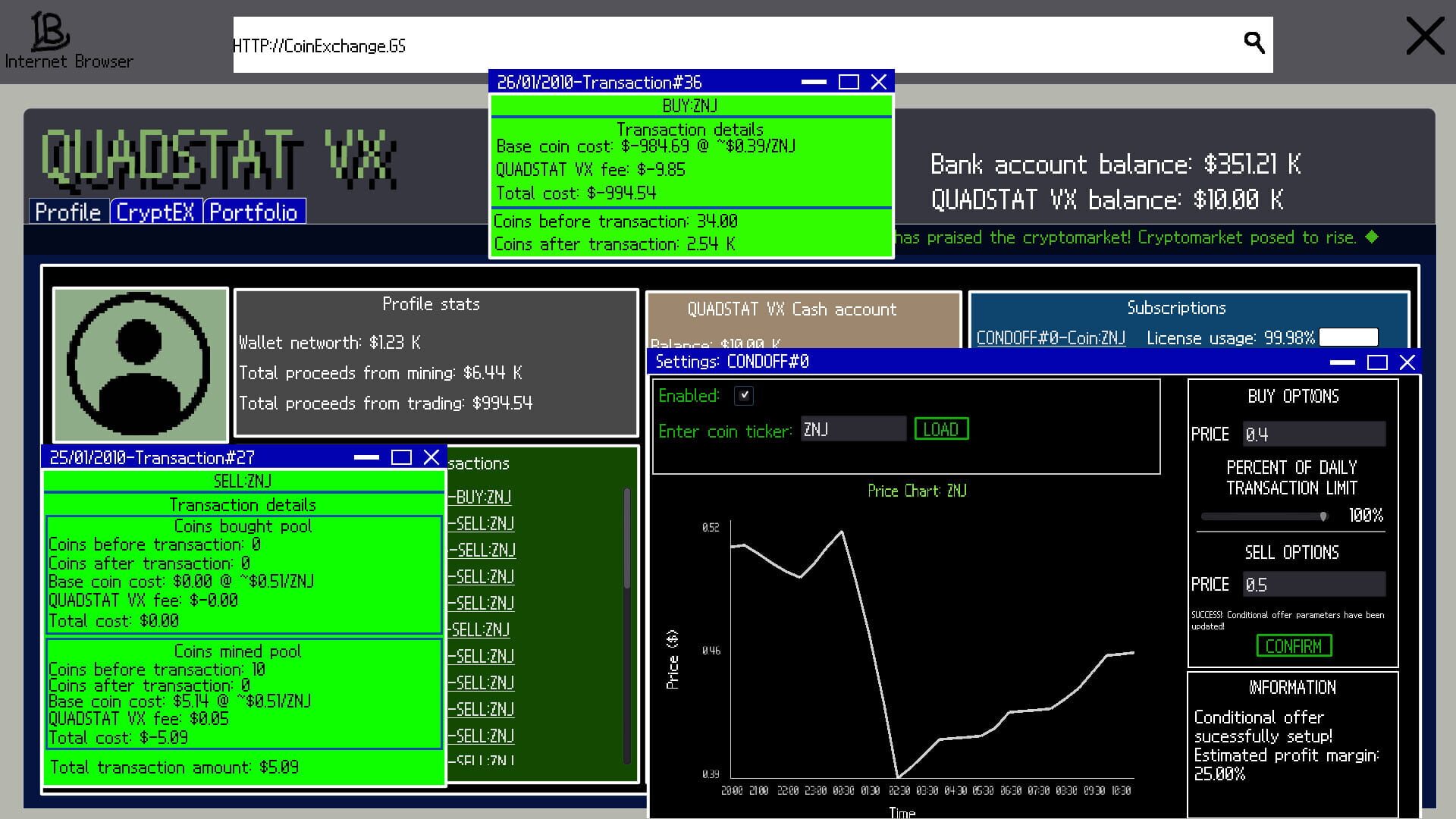 Cryptorig screenshot 1