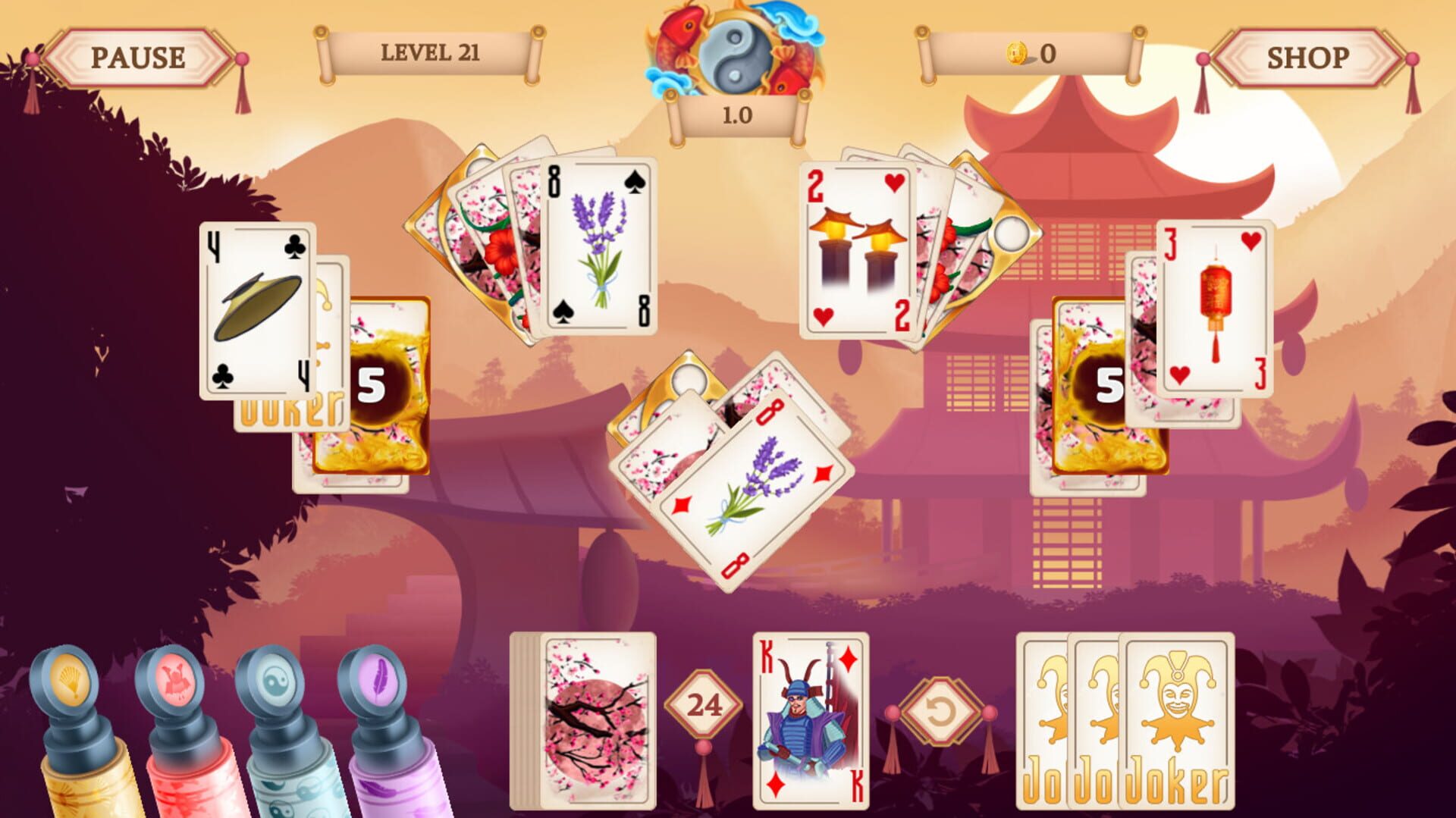 Samurai Solitaire: Return of the Ronin screenshot 1