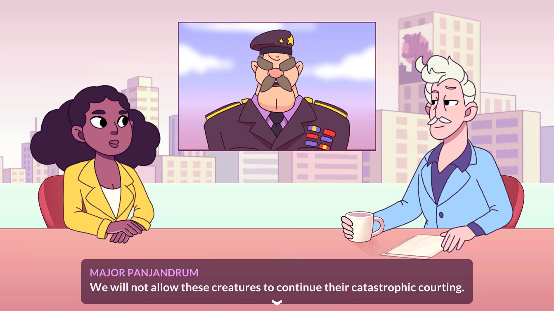 Kaichu: The Kaiju Dating Sim screenshot 1