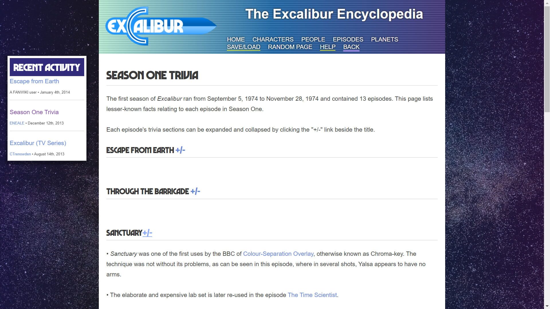 Excalibur screenshot 1