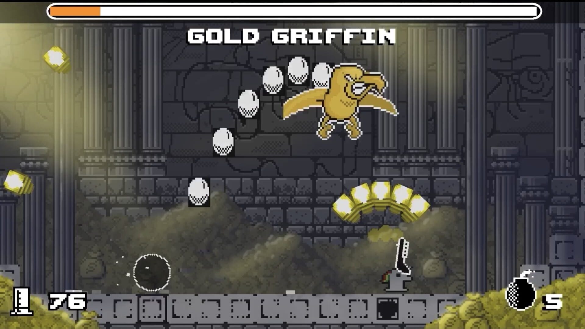 Unichrome: A 1-Bit Unicorn Adventure screenshot 1