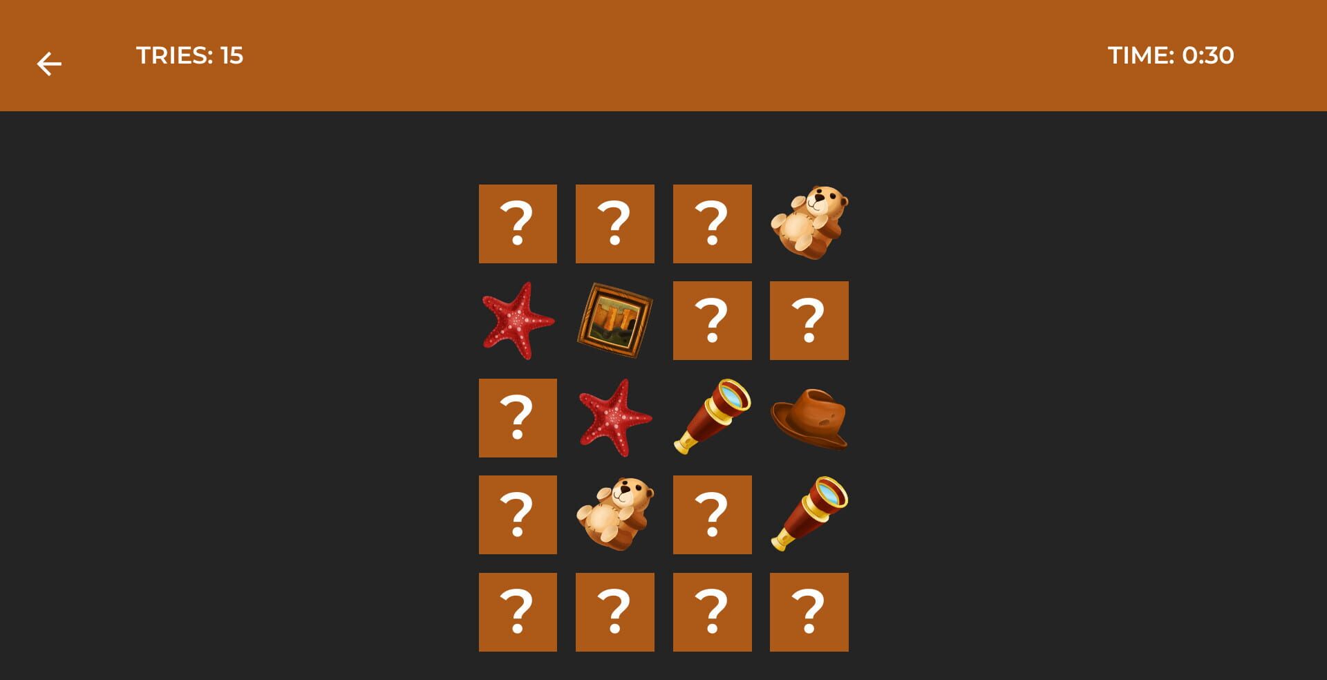 Classic Memory Game screenshot 1