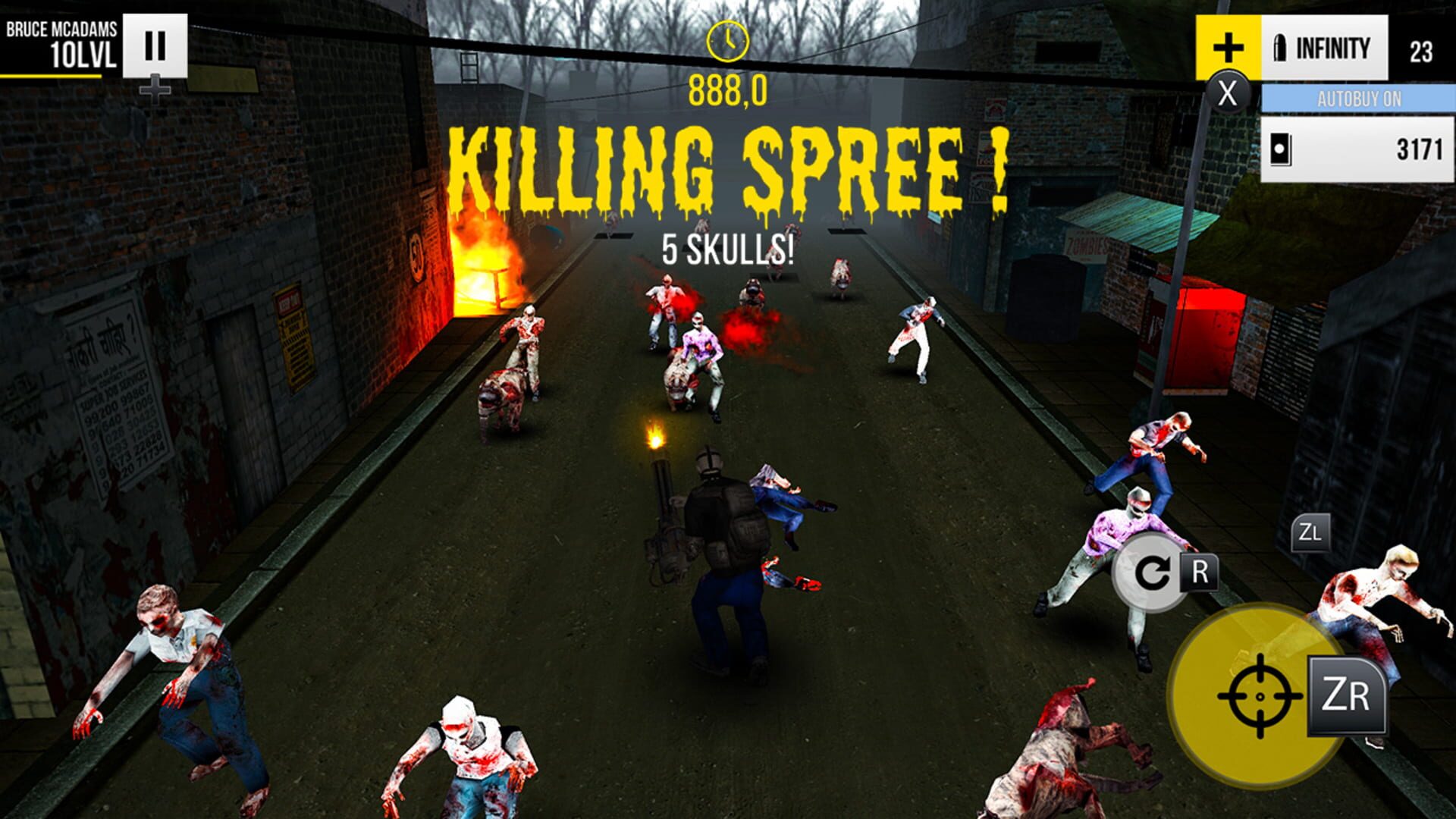 The Last Run: Dead Zombie Shooter screenshot 1