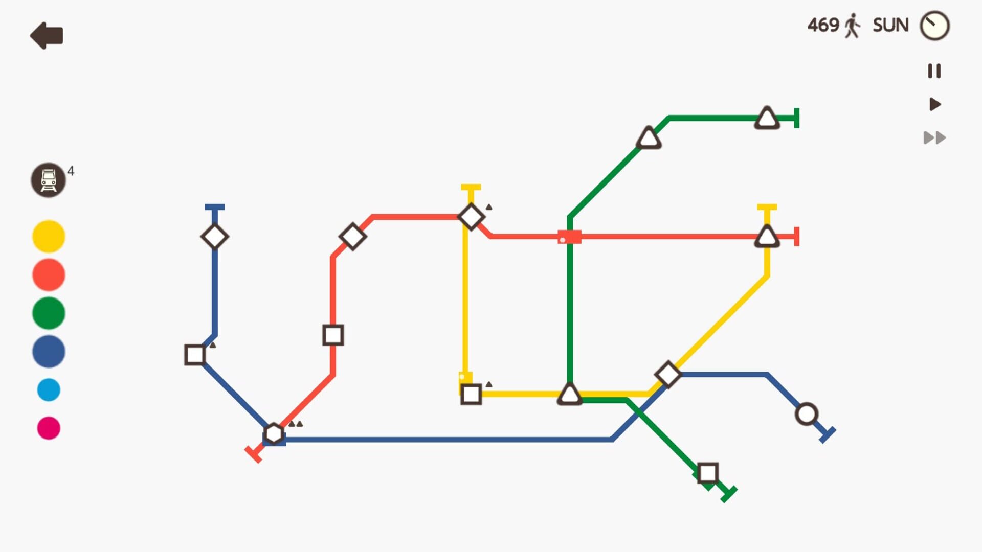 Mini Subway: Logic on the Metro Line screenshot 1
