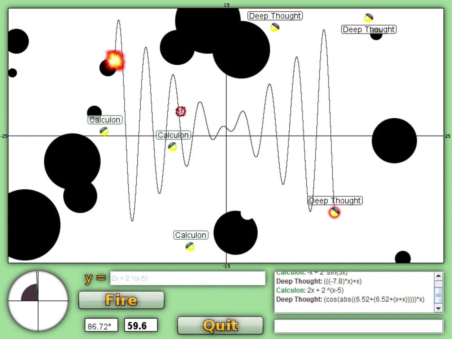 Graphwar screenshot 1