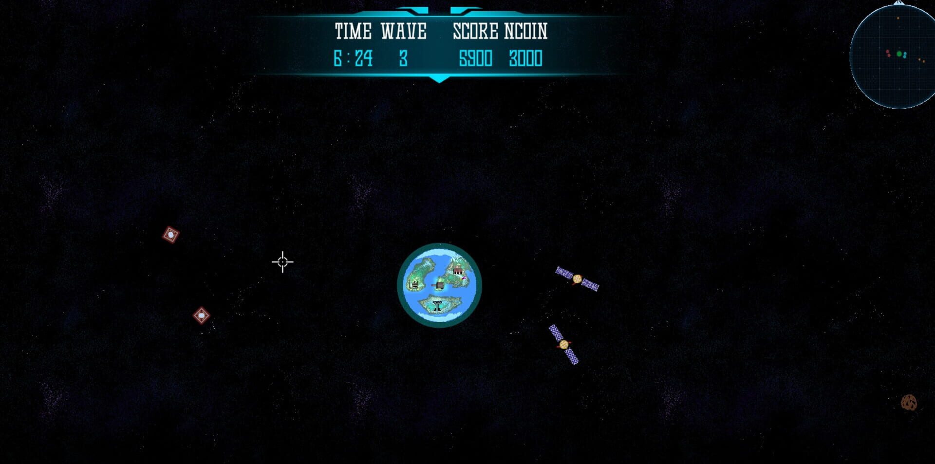 Planetary Defense: An Orbital Turret Defense System screenshot 1