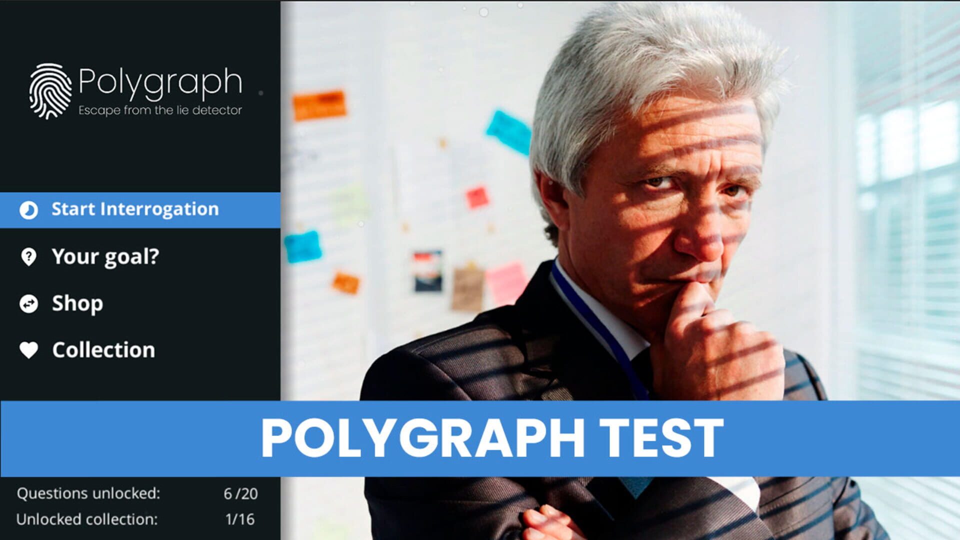 Polygraph: Escape from the Lie Detector screenshot 1