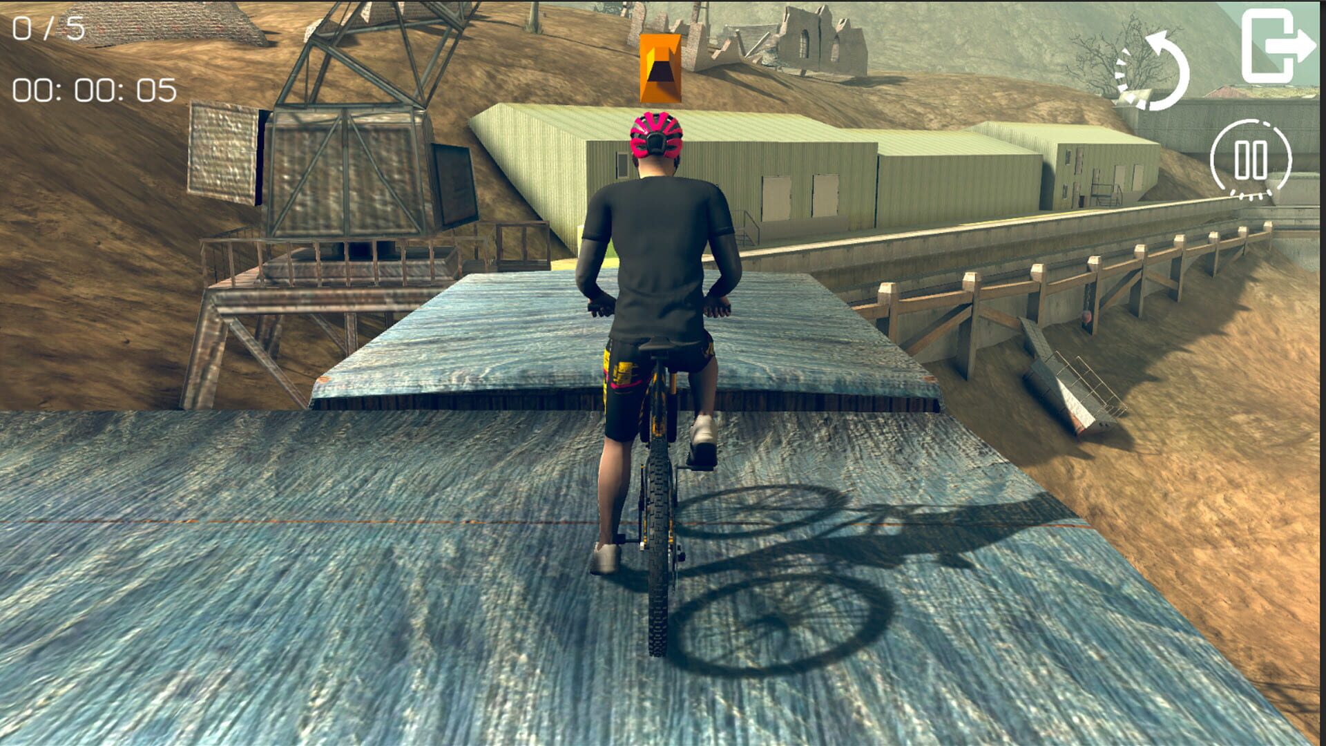 Bicycle Challage: Wastelands screenshot 1