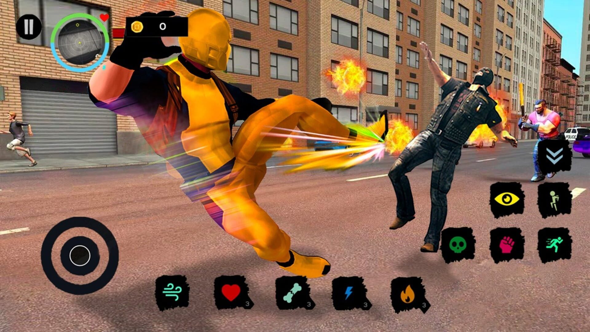City Super Hero 3D: Flying Legend Warriors Deluxe Simulator screenshot 1