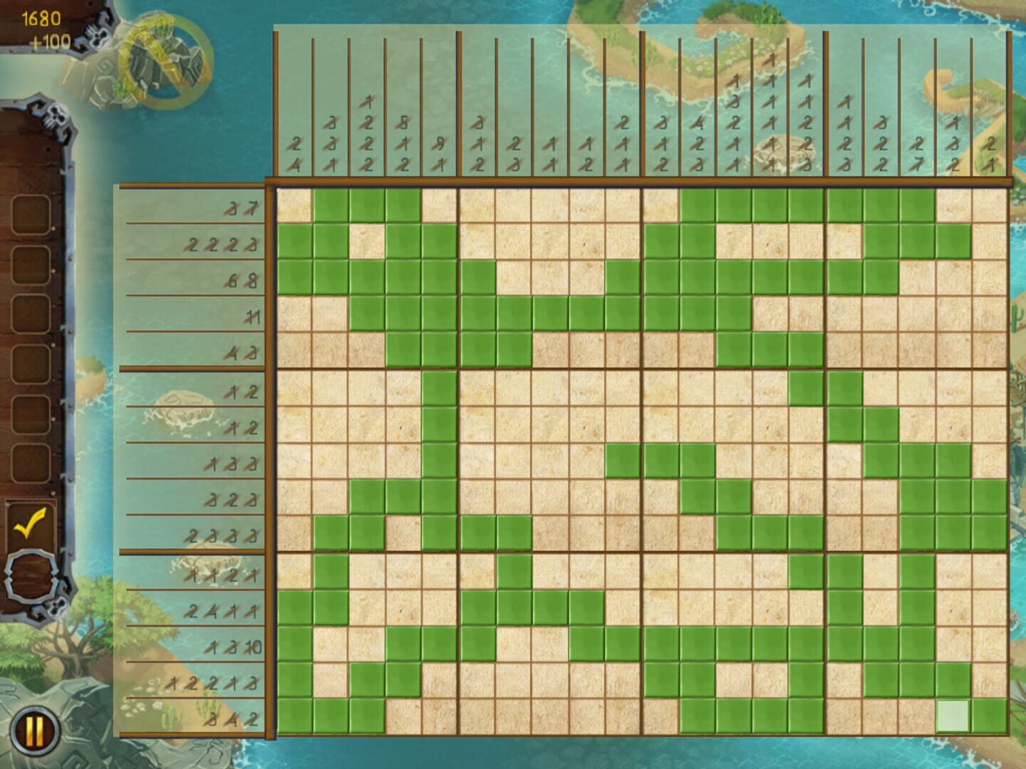 Fill & Cross: Pirate Riddles 3 screenshot 1