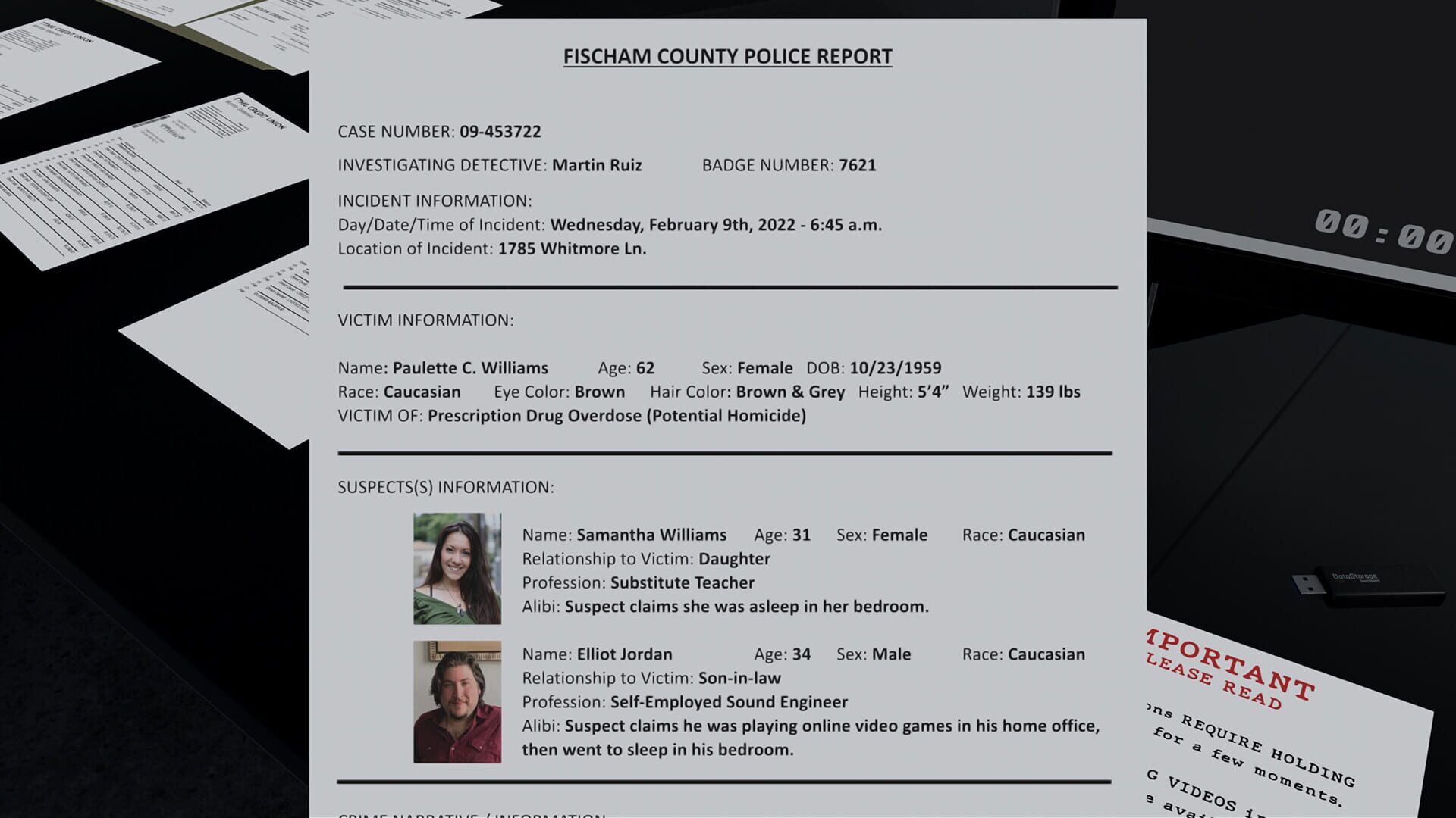 Case Files: The Death of Paulette Williams screenshot 1