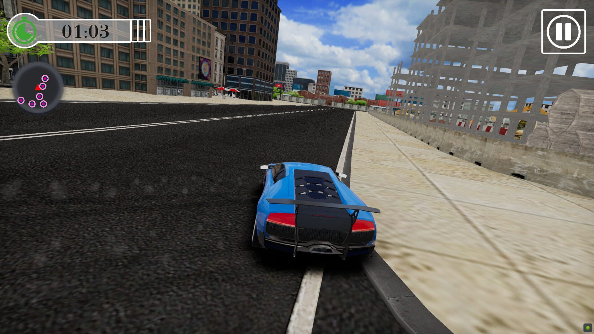 Coins Collector Sport Car screenshot 1