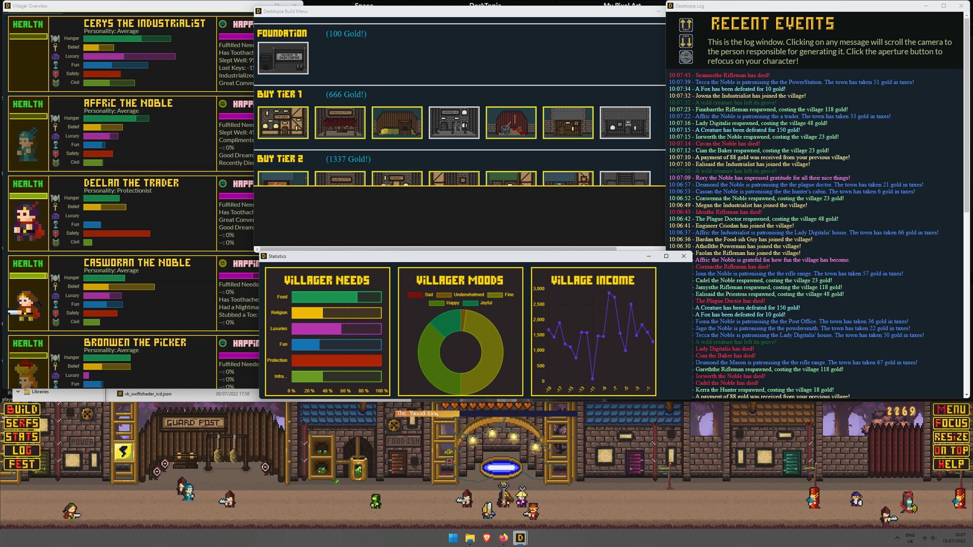 Desktopia: A Desktop Village Simulator screenshot 1