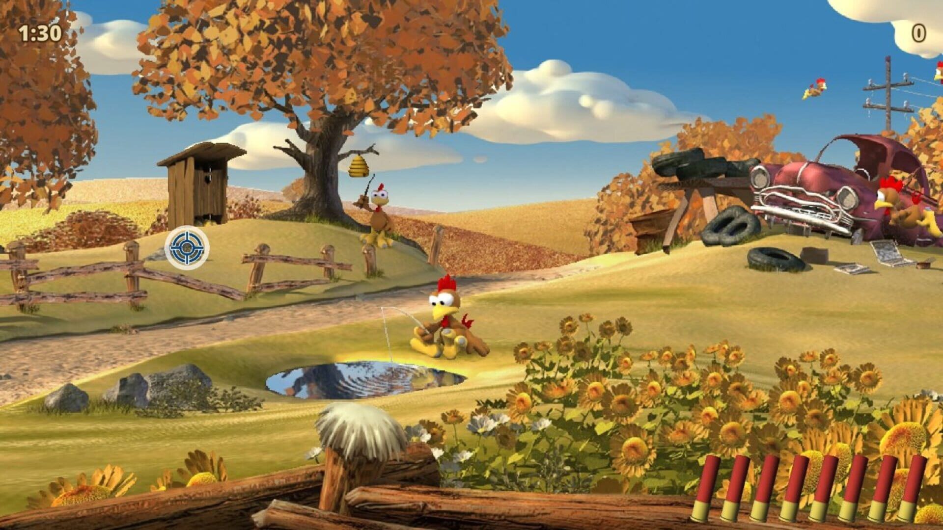 Moorhuhn X: Crazy Chicken X screenshot 1