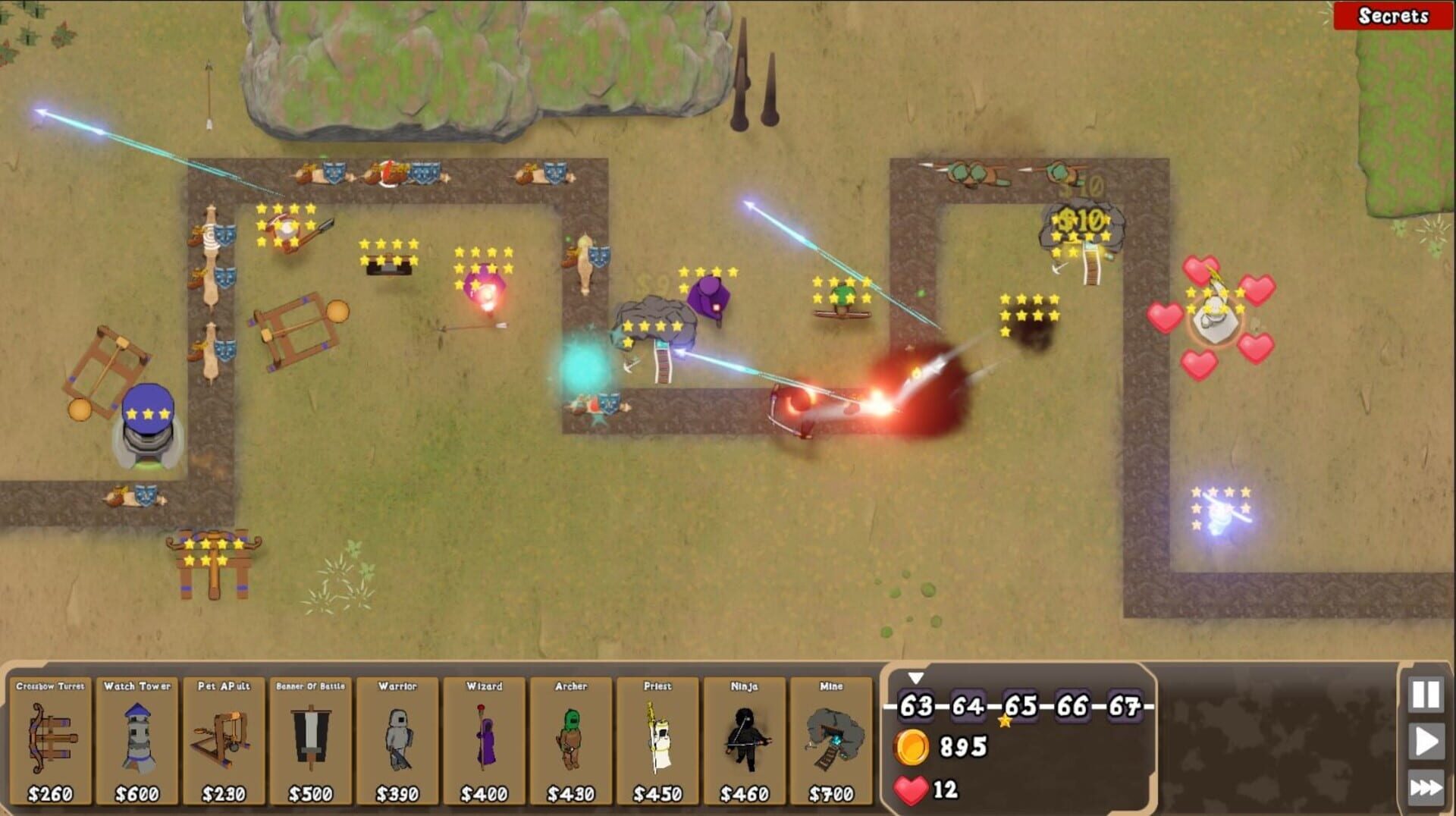 Knights vs Nature screenshot 1