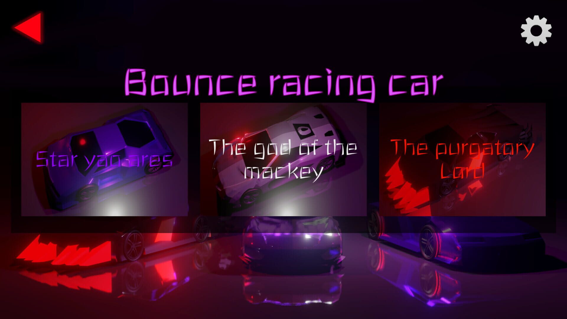 Bounce racing car screenshot 1