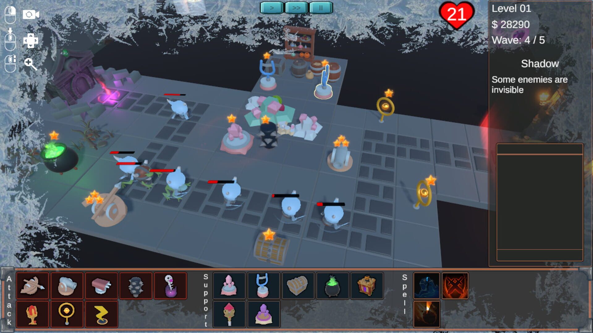 Tiles and Towers TD screenshot 1