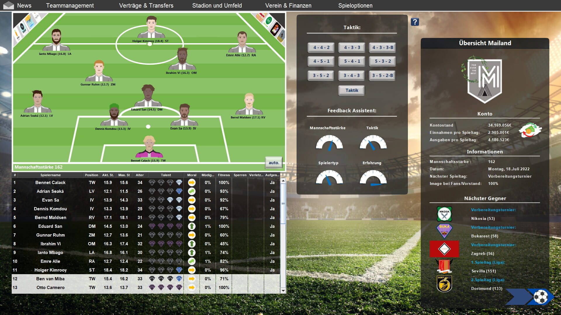 European Football Dynasty 2023 screenshot 1