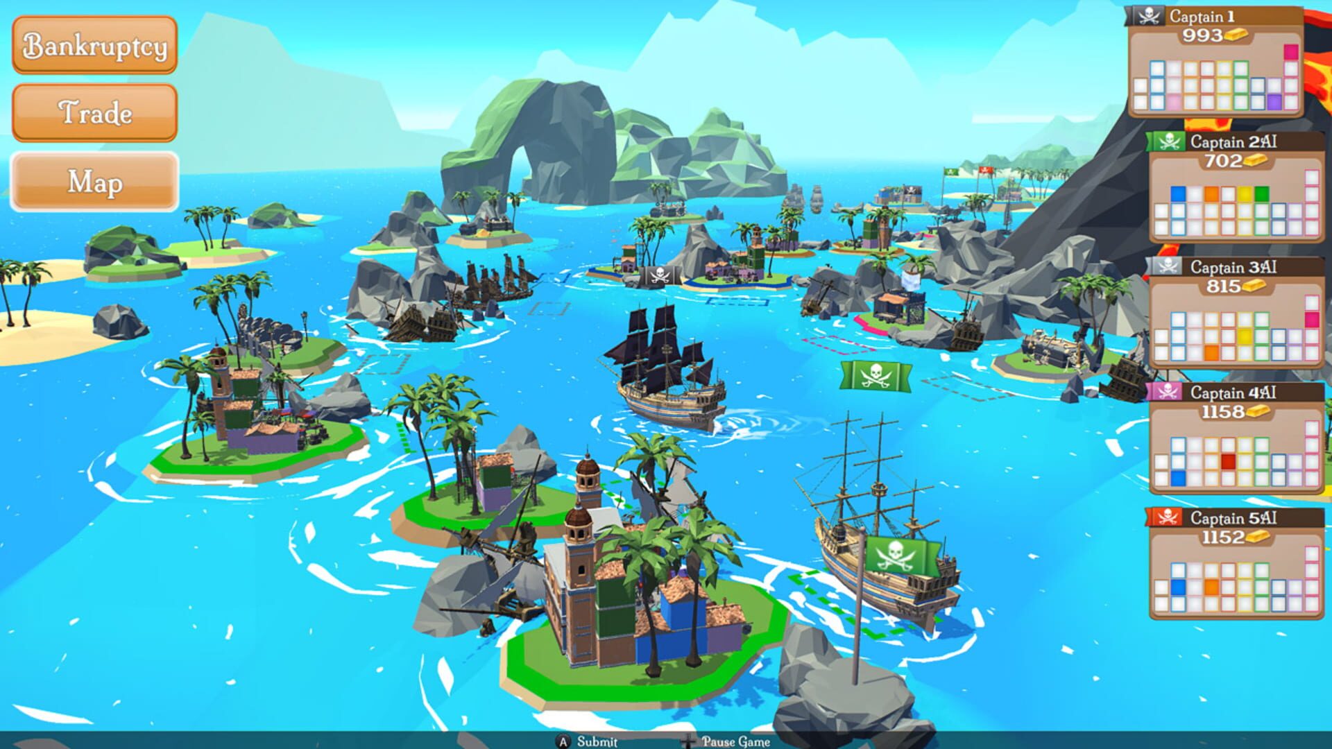 Piratepoly Gold: Caribbean Treasure screenshot 1