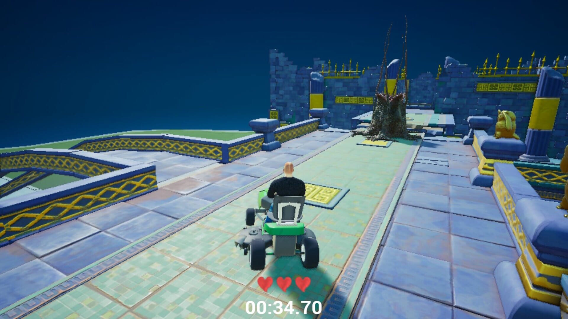 LawnMower: Mortal Race screenshot 1