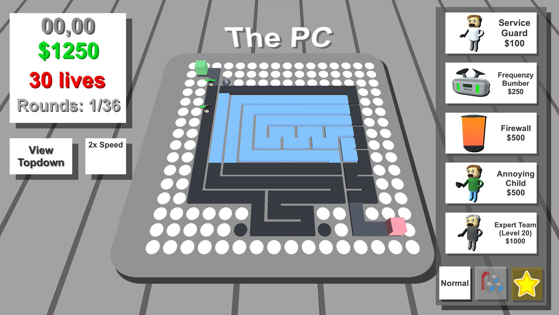 Tech Invaders TD screenshot 1