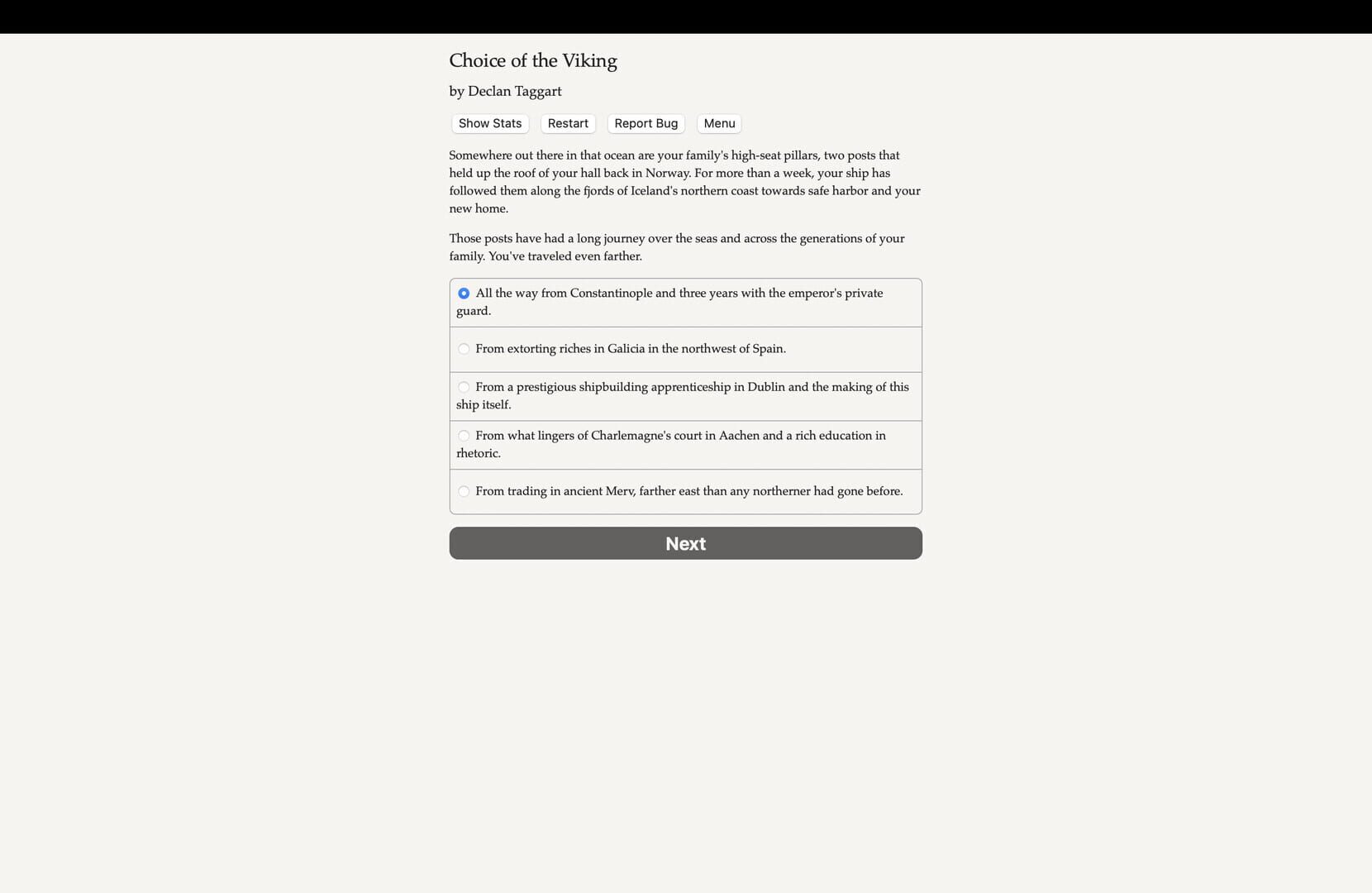 Choice of the Viking screenshot 1