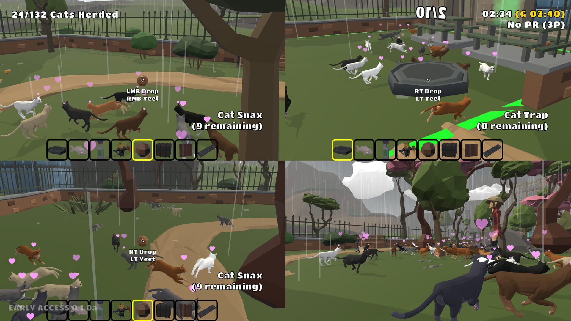 Cat Herders: Couch Coop Cat Corralling! screenshot 1